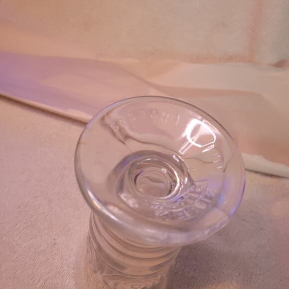 Ice Cream Soda Fountain Clear Glass 7.5" Dish Cup Single 1930 Mondae Siren - Picture 8 of 9